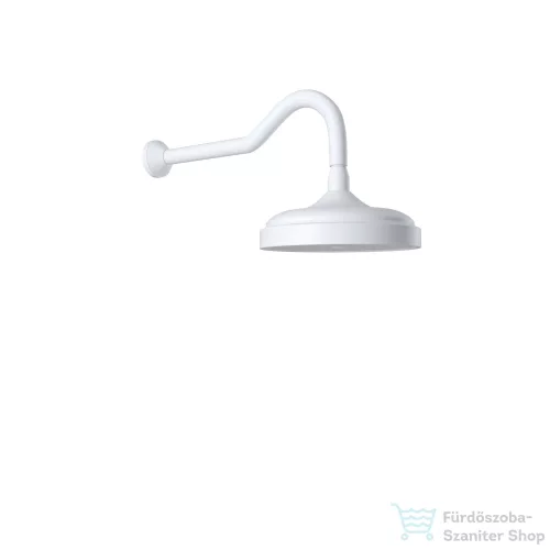 Bugnatese 20 cm-es fejzuhany 33 cm-es zuhanykarral,Matt fehér 89116BI