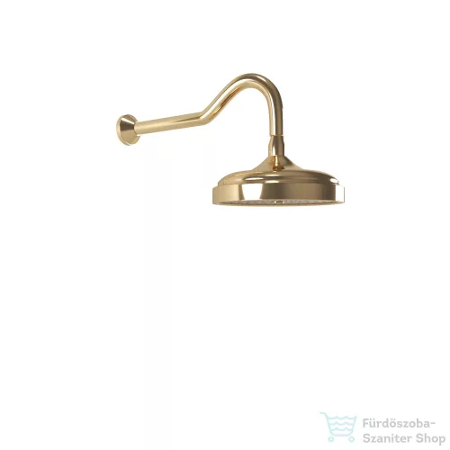 Bugnatese 20 cm-es fejzuhany 33 cm-es zuhanykarral,Sárgaréz 89116ON