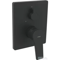   Hansa Hansatwist falsík alatti kád/zuhany csaptelep belső egység nélkül,matt fekete 8984908333