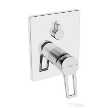   Hansa Hansatwist falsík alatti kád/zuhany csaptelep belső egység nélkül,króm 89849085