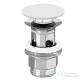 Villeroy & Boch click-clack leeresztő túlfolyós mosdóhoz, matt fehér kerámia fedéllel, Stone white 8L0334RW