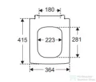 Villeroy & Boch Memento 2.0 wc ülőke, Soft Closing zsanérral 8M24 S1 01 ( 8M24S101 )