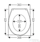 Villeroy & Boch O.Novo wc ülőke, Soft Closing zsanérral 8M43 S1 01 ( 8M43S101 )