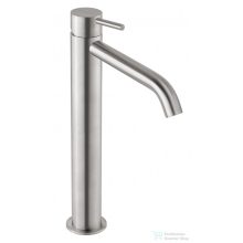   Bugnatese KIRVY STEEL magasított mosdó csaptelep, leeresztő nélkül, rozsdamentes acél 9017SAC