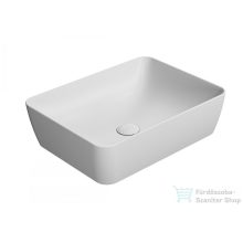   Sapho GSI SAND kerámiamosdó, pultra helyezhető, 50x14x38cm, matt fehér (903709)