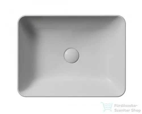 Sapho GSI SAND Mosdó, pultra helyezhető, 50x14x38cm, hamuszürke (903717)