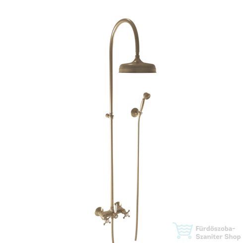 Bugnatese Lady zuhanyrendszer 20 cm-es esőztetővel,zuhanyszettel,bronz 903CBR