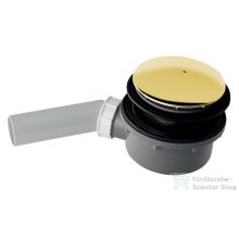   Sapho Kerasan zuhanytálca szifon retro zuhanytálcához, átm 90mm, arany 905691