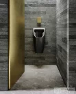 Sapho GSI SAND piszoár, 31x65x35cm, matt fekete (909726)