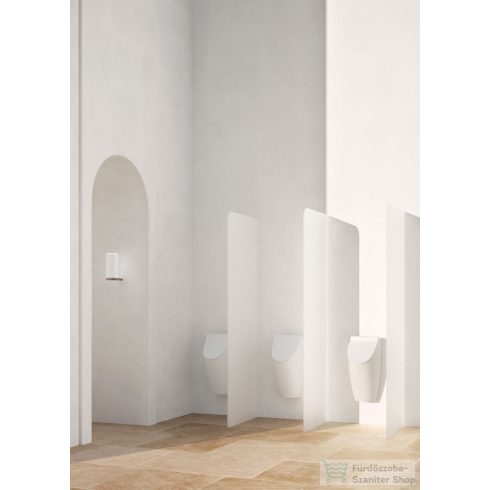 Sapho GSI COMMUNITY piszoár, könnyített lyukakkal fedél számára, 31x65cm, matt fehér (909809)