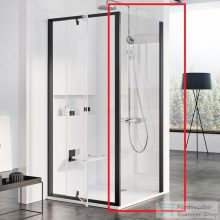   Ravak PIVOT PPS-100 100 cm-es fix oldalfal, Fekete+Transparent,90GA0300Z1