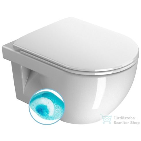 Sapho GSI CITY PRO fali WC, ExtraGlaze, Swirlflush, 35x52cm (911611)