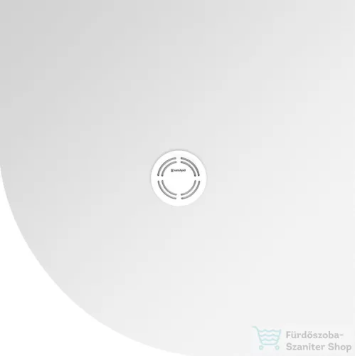 Sapho POLYSAN FLEXIA öntöttmárvány íves zuhanytálca, méretre vágható, 80x80x3cm, R550 (91171)