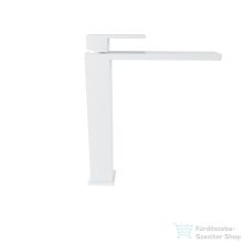   Bugnatese TETRIS magasított mosdó csaptelep click-clack leeresztővel,matt fehér 9117SCBI