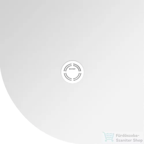 Sapho POLYSAN FLEXIA öntöttmárvány íves zuhanytálca, méretre vágható, 90x90x3cm, R550 (91181)