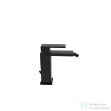   Bugnatese TETRIS Bidet csaptelep leeresztővel, fekete színben 9123NE