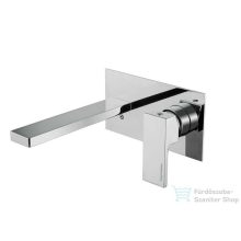   Bugnatese TETRIS Fali mosdó csaptelep 15,5 cm kifolyóval króm színben, leeresztő nélkül,  9143CR