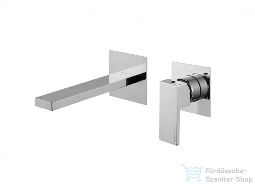 Bugnatese TETRIS Fali mosdó csaptelep 15,5 cm kifolyóval króm színben, leeresztő nélkül,  9145CR