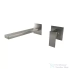 Bugnatese TETRIS falsík alatti mosdó csaptelep 21 cm-es kifolyóval,click-clack leeresztővel,belső egységgel,szálcsiszolt nikkel 9146SCNS