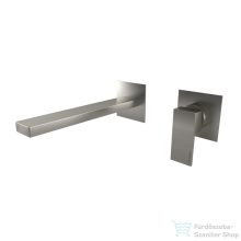   Bugnatese TETRIS falsík alatti mosdó csaptelep 21 cm-es kifolyóval,click-clack leeresztővel,belső egységgel,szálcsiszolt nikkel 9146SCNS