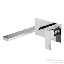   Bugnatese TETRIS falsík alatti mosdó csaptelep 21 cm-es kifolyóval,click-clack leeresztővel,belső egységgel,króm 9147SCCR