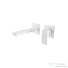 Bugnatese TETRIS falsík alatti mosdó csaptelep 15,5 cm-es kifolyóval,click-clack leeresztővel,belső egységgel,matt fehér 9151SCBI