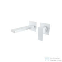   Bugnatese TETRIS falsík alatti mosdó csaptelep 15,5 cm-es kifolyóval,click-clack leeresztővel,belső egységgel,matt fehér 9151SCBI