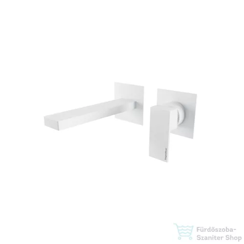 Bugnatese TETRIS falsík alatti mosdó csaptelep 15,5 cm-es kifolyóval,click-clack leeresztővel,belső egységgel,matt fehér 9151SCBI