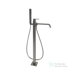   Bugnatese TETRIS Szabadonálló kádcsaptelep, kézizuhannyal, szálcsiszolt nikkel színben 9160NS