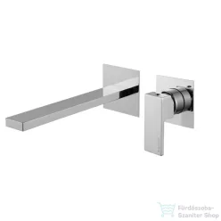  Bugnatese TETRIS falsík alatti mosdó csaptelep 21 cm-es kifolyóval,click-clack leeresztővel,belső egységgel,króm 9165SCCR