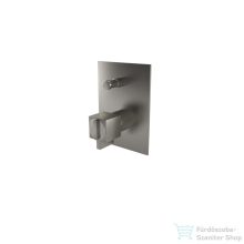   Bugnatese TETRIS Fal alatti váltós termosztátos zuhanycsaptelep szálcsiszolt nikkel színben 9178NS