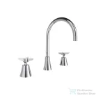 RamonSoler ADAGIO 3 üléses mosdó csaptelep leeresztő nélkül, króm 91A306098