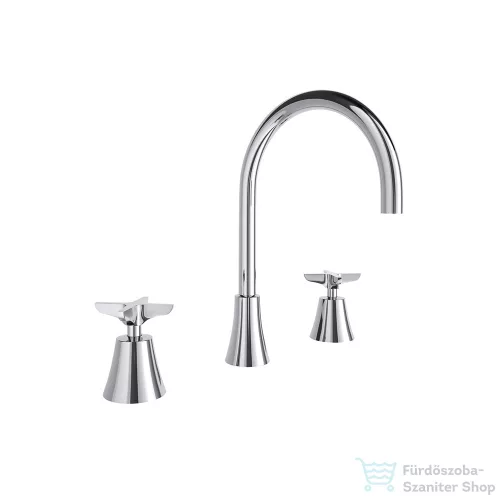 RamonSoler ADAGIO 3 üléses mosdó csaptelep leeresztő nélkül, króm 91A306098