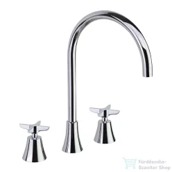   RamonSoler ADAGIO 3 üléses magasított mosdó csaptelep leeresztő nélkül, króm 91A306099