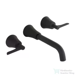   RamonSoler ADAGIO falsík alatti mosdó csaptelep 22 cm-es kifolyóval, leeresztő nélkül, matt fekete 91A306114