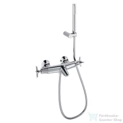   RamonSoler ADAGIO fali termosztátos kádtöltő csaptelep zuhanyszettel, króm 91C306311