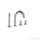 RamonSoler ADAGIO 4 üléses termosztátos kádtöltő csaptelep zuhanyszettel, króm 91C312338