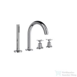   RamonSoler ADAGIO 4 üléses termosztátos kádtöltő csaptelep zuhanyszettel, króm 91C312338
