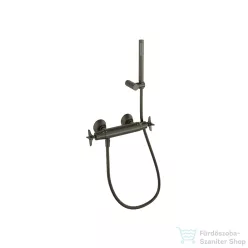   RamonSoler ADAGIO fali termosztátos zuhany csaptelep zuhanyszettel, szálcsiszolt grafit 91D308782