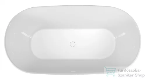 Sapho  POLYSAN DELONIX szabadonálló kád, 170x84x61,5cm, öntöttmárvány (92130)