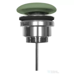   Sapho KERASAN klik-klak mosdólefolyó kerámia fedéllel, 5/4“, 5-65mm, matt zöld (923311)