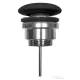 Sapho KERASAN klik-klak mosdólefolyó kerámia fedéllel, 5/4“, 5-65mm, matt fekete (923331)