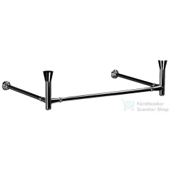   Sapho KERASAN THE NEW YORKER fali mosdótartó konzol, 80cm-es mosdóhoz, króm (927290)