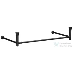   Sapho KERASAN THE NEW YORKER fali mosdótartó konzol, 100cm-es mosdóhoz, matt fekete (927331)