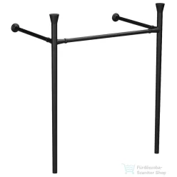   Sapho KERASAN THE NEW YORKER álló mosdótartó konzol, 80cm-es mosdóhoz, matt fekete (927531)