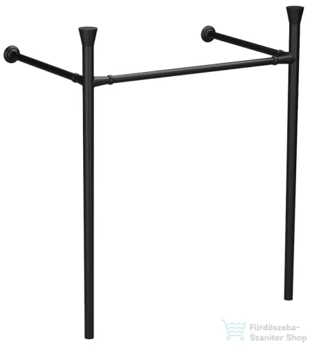 Sapho KERASAN THE NEW YORKER álló mosdótartó konzol, 80cm-es mosdóhoz, matt fekete (927531)
