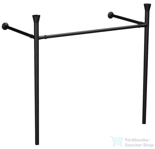 Sapho KERASAN THE NEW YORKER álló mosdótartó konzol, 100cm-es mosdóhoz, matt fekete (927631)