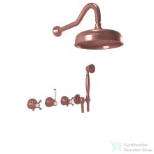   Bugnatese Lady falsík alatti komplett zuhanyrendszer 20 cm-es esőztetővel,belső egységgel,zuhanyszettel,rame 927RA