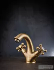 Bugnatese LADY mosdó csaptelep automata leeresztővel,bronz 934BR