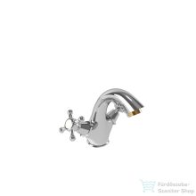   Bugnatese LADY mosdó csaptelep click-clack leeresztővel,Króm/arany 934SCCRDO